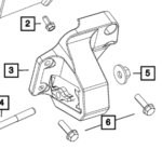 68248789AC Engine Mount Ram 1500 2020-2025